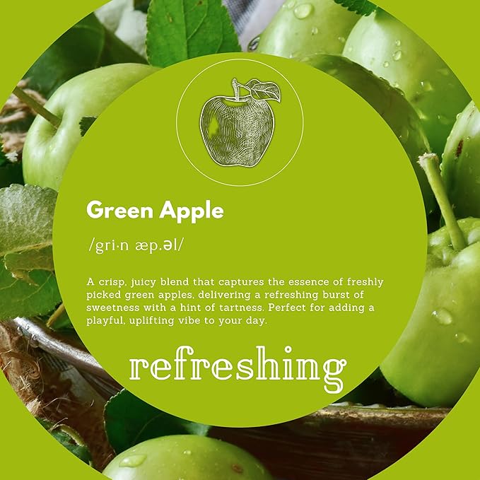 Foaming Hand Soap Refill with Essential Oils | Green Apple | Moisturizing | All-Natural | Made in USA | 128 Fl Oz (1 Gallon) |