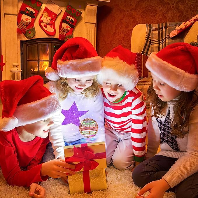 Tikduck Flying Orb Ball 2025 Toys Soaring Hover Boomerang Spinner Hand Controlled Mini Drone Cosmic Globe Spinning Kids Outdoor Fly Toy Birthday Gift Cool Stuff for Boys Girls 6 7 8 9 10+ Year Old