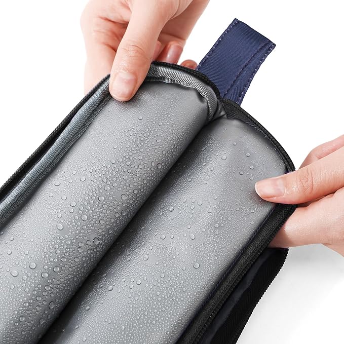 Shark Kids Toiletry Bag for Boys, Travel Toiletry Bag for Little Young Boys Waterproof Hanging Wash Bag Toddler Traveling Toiletries, Navy