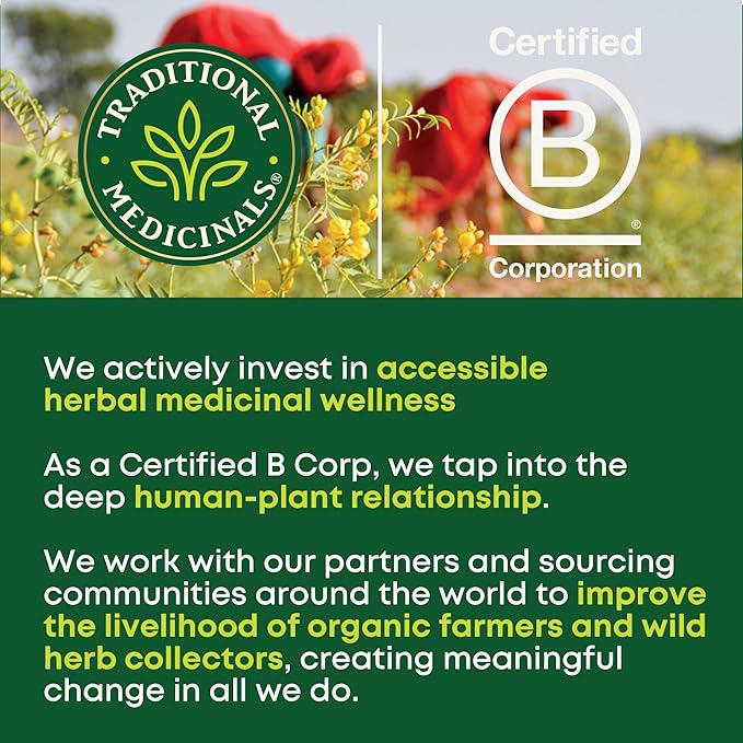 Traditional Medicinals Tea, Organic Chamomile & Lavendar, Stress Relief, 96 Tea Bags (6 Pack)