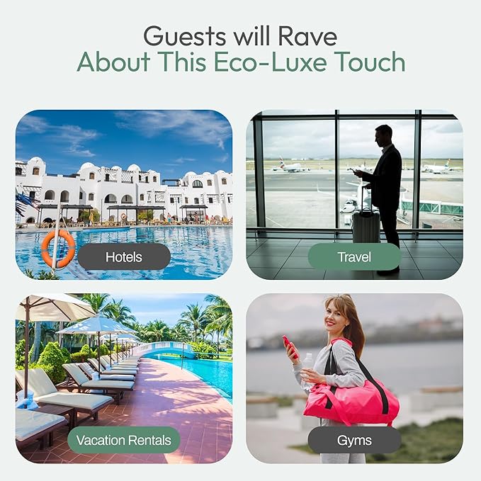 150‑Piece Bulk Travel Toiletries Set | Hotel & Airbnb Essentials | 1.3 oz Bottles (30 Shampoo, 30 Conditioner, 30 Body Wash, 30 Lotion, 30 Bar Soap) | Guest Bathroom Supplies + Homeless Outreach