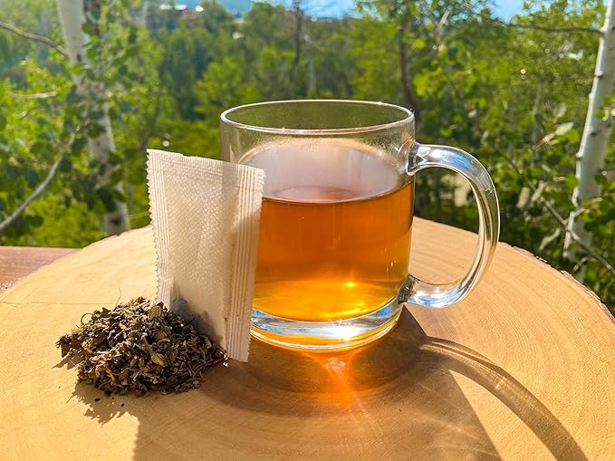 Jade Tea - Organic Women's Fertility Tea, 2 in 1 Hormone Balance Tea & Period Pain Relief - Red Raspberry Leaf, Lady’s Mantle, Red Clover, Chamomile, & Damiana Leaf, Fair Trade USA - Made in USA