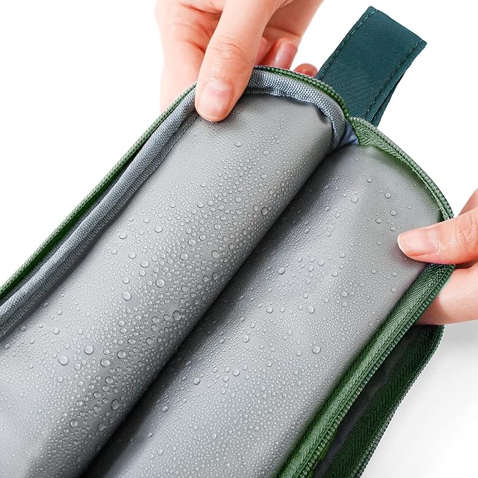 Kids Toiletry Bag for Boys, Travel Toiletry Bag for Little Young Boys Waterproof Hanging Wash Bag Toddler Traveling Toiletries, Dinosaur Camo