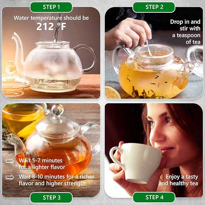 TeaDreamTea Lemongrass Herbal Tea, 6 oz Loose Leaf - Caffeine Free, Decaffeinated, Bulk Lemongrass Tea for Metabolism - Easy to Brew, Natural Flavor, Endless Health Benefits