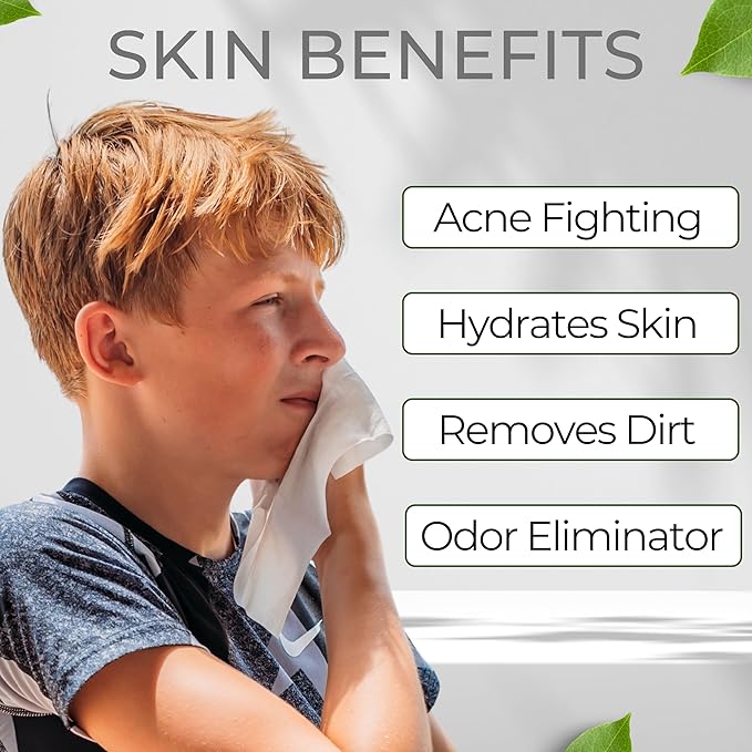 Wash Yo Self Body Wipes - Individually Packaged Disposable Wet Wipes for Kids and Adults - 10 pack