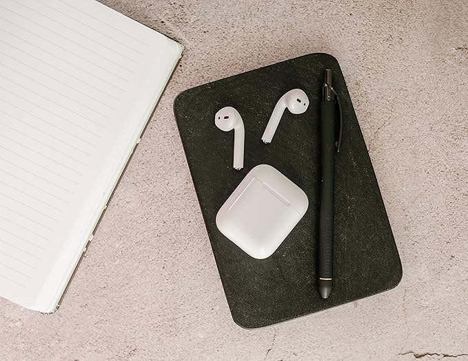 Beau Brummell Solid Black Marble Decorative Jewelry & Accessory Tray for Bathroom, Kitchen, Vanity, Dresser, Nightstand or Desk | Hand Crafted from 100% Real Solid Black Marble | 6.5"x4.5"x 0.5"