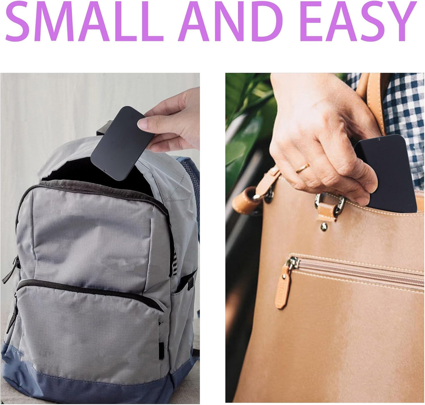 2Pack Dental Floss Portable Case,Dental floss Dispenser,Storage 24 Picks Adult Floss in Box,Refillable Glide floss,Portable Travel Floss Box for Travel(Black)