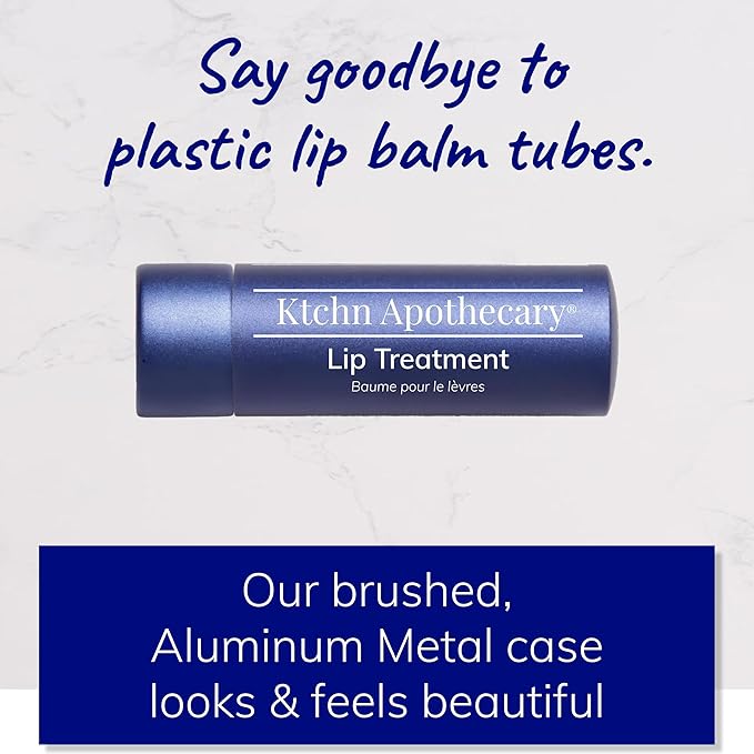 Ktchn Apothecary 100% Natural Ultra-Hydrating Lip Balm & Conditioner-in-1 | Hydrate & Soften Dry/Chapped Lips | Silky Smooth, Never Waxy | Men & Women | Pack of 2