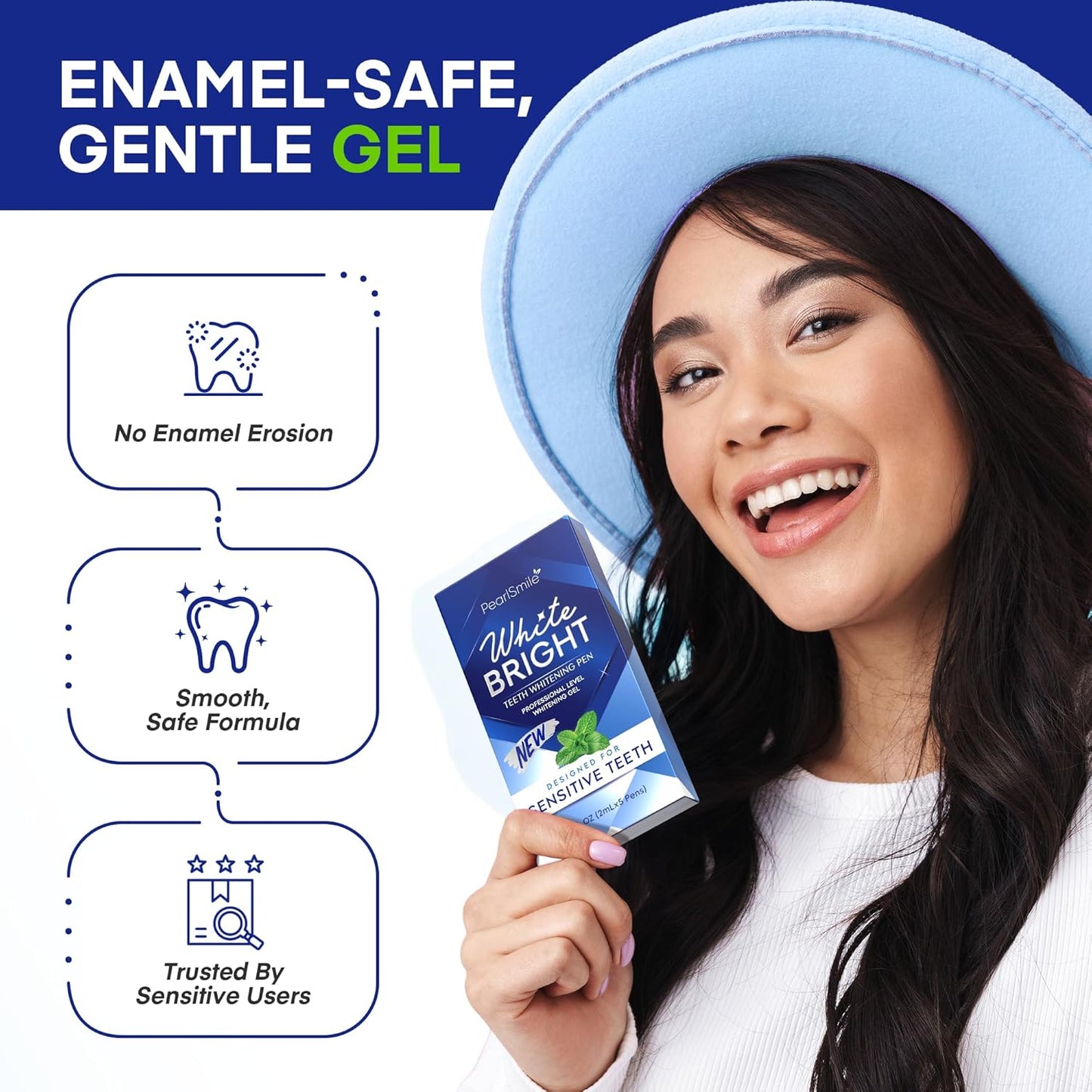 Teeth Whitening Pen – 35% Urea Peroxide Gel, Clear Twist-Dispensing Whitening Pens for Stain Removal, Professional-Strength, Easy-to-Use, Travel-Friendly(A Set of 5 Pens)