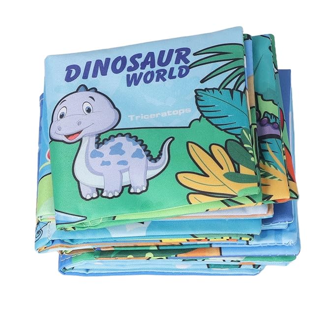 Fabric Books for, Various Learning Items, Educational Toys for Toddlers, Washable Bath Books for, Set of 6