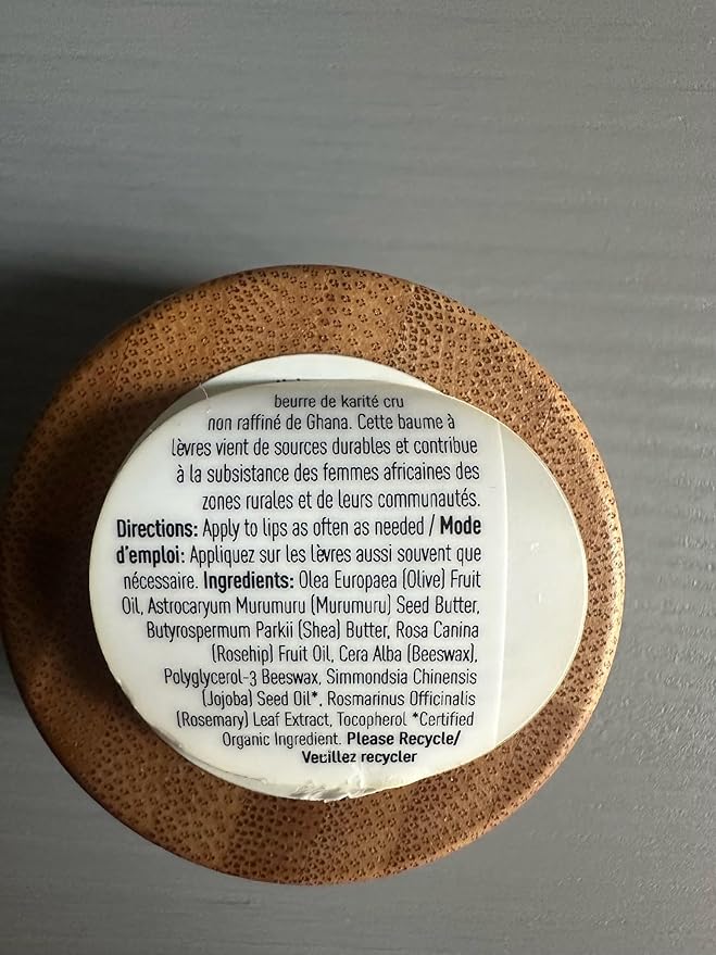 Karité Baume à Lèvres Nourishing Lip Balm - Intense Lip Moisturizer for Dry Lips, Shea Butter, Organic Jojoba & Rosehip Oil Blend, Dermatologist-Formulated & Approved, Cruelty-Free & Hypoallergenic