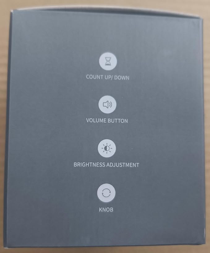 Digital Kitchen Timer,Countdown Countup Timer with Large LED Display Volume Adjustment,Timer for Cooking, Classroom Time for Kids and Teachers. (Silver)