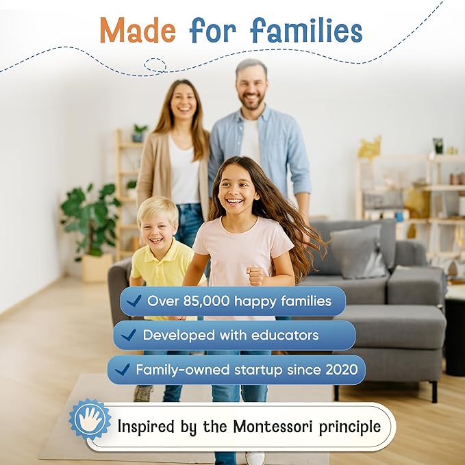 Magnetic Reward Chart for Kids with 280 Magnets - Behavior Chart for Kids at Home - Responsibility Reward Chart - Chore Chart - Visual Schedule - Ideal for Ages 3-9, Autism, ADHD - Blue