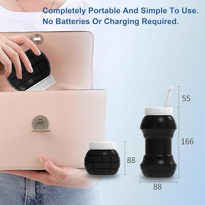 2Clean Portable Bidet Travel-Collapsible & Expandable 550ml | Peri Bottle for Women, Travel Bidet Portable, Handheld Bidet, Portable Bidet for Women, Hand Held Bidet, Bidet Bottle, Camping Bidet