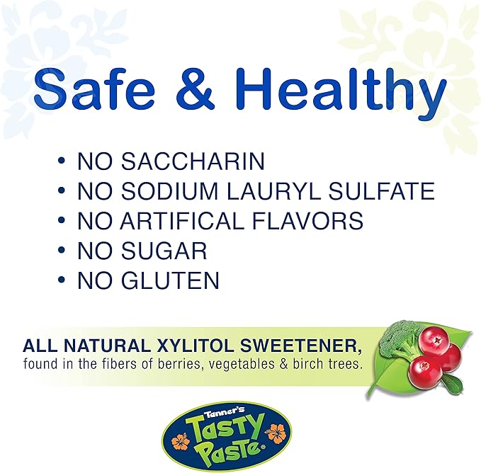 Tanner's Tasty Paste Cha Cha Chocolate Anti-Cavity Fluoride Toothpaste 4.2 oz.