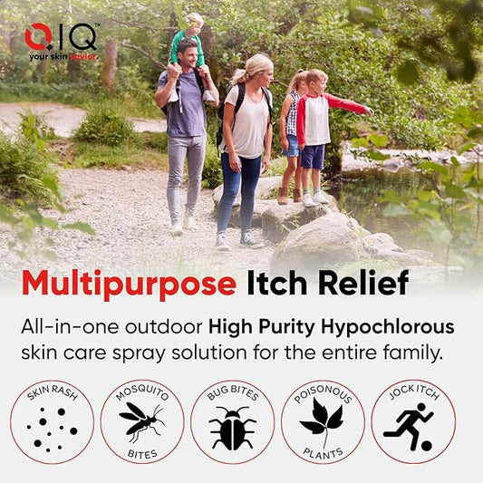 Itch Relief Spray – High Purity Hypochlorous Acid Spray, Fast Anti Itch Relief from Bug Bites, Rashes, Scrapes, Burns, and Helps Provide Relief from Eczema, Steroid & Alcohol-Free (3.4oz)