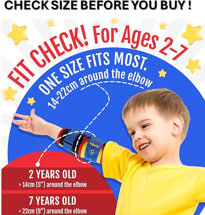 NIPIT Age 2-7 Thumb Sucking Habit STOP for Kids, Best Toddler Finger Sucking Prevention. #1 Pediatric Dentist Rated, since 2014, Keep Fingers Uncovered to Develop and Play, INCLUDES Motivation Program