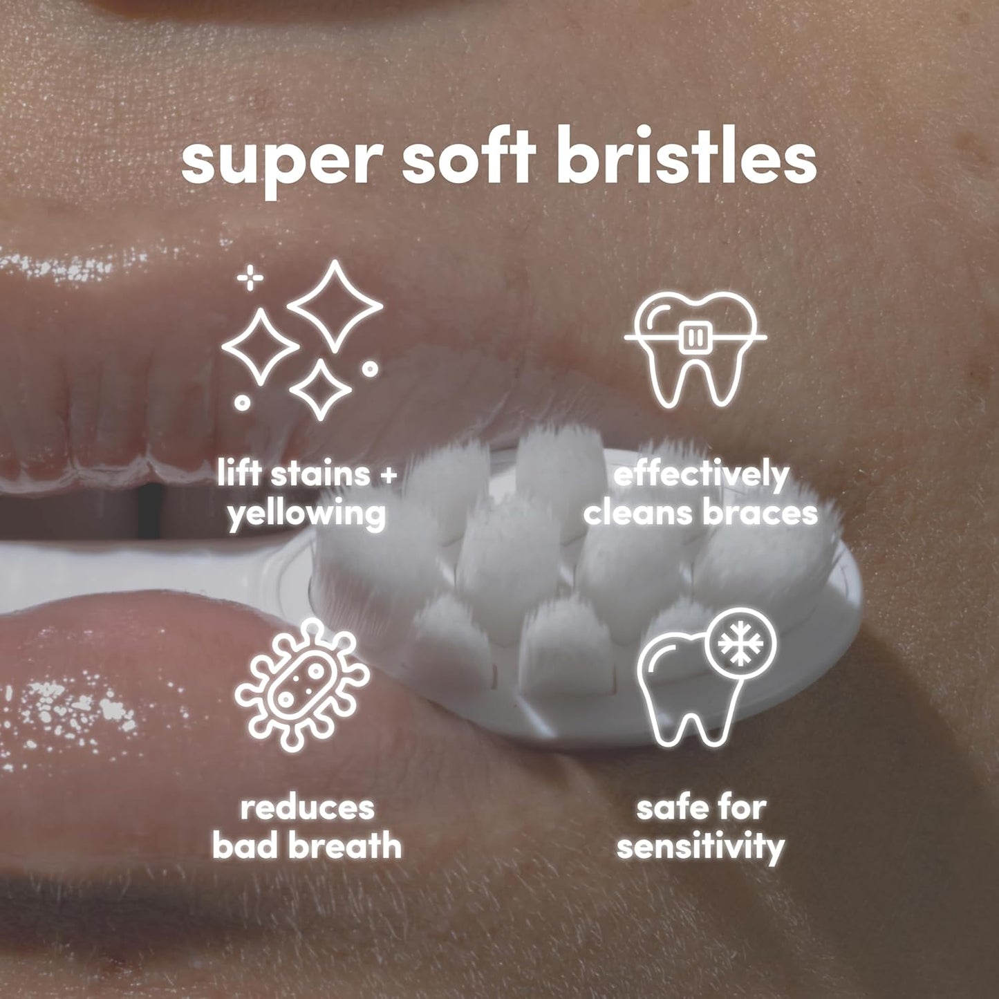 ARU Sonic Toothbrush Starter Kit with Customizable Modes and 2 Minute Timer, ADA-Approved Electric Toothbrush for Adults, Soft Toothbrush for Gums, 45+ Days Battery, Travel Case, Arctic White