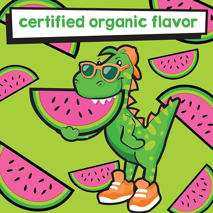 TheraBreath Kids Organic Wacky Watermelon Mouthwash with Fluoride, Anticavity, Dentist Formulated, 16 Fl Oz (Pack of 2)