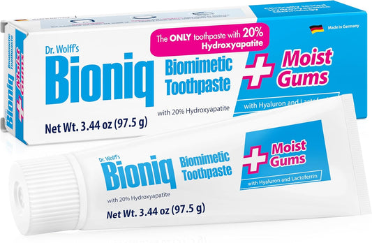 Bioniq Plus Biomimetic Toothpaste with 20 Percent Hydroxyapatite for Teeth and Gums I Clinically Tested I 3.44 Oz