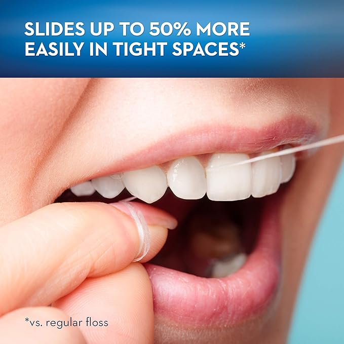 Oral-B Glide Healthy gums, unflavored floss 50M (Pack of 6)