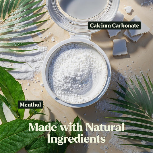 Lagunamoon Teeth Whitening Powder, 50g Bright Pearl Spearmint Flavor - Natural Teeth Whitening, Polish, Stain Remover - Alternative to Toothpaste, Tooth Powder for Sensitive Teeth