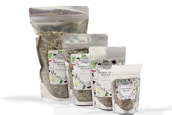 Nelson's Tea - Purely Peppermint - Caffeine Free, Herbal Loose Leaf Tea - Peppermint Leaves - 16 oz.