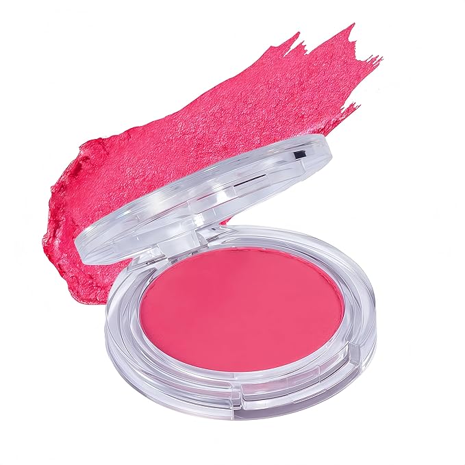 Blush Palette – Long-Lasting Waterproof Powder Blush, Natural Matte & Buildable Color, Smooth Blendable Finish for All Skin Tones, Ideal for Daily Makeup(01 STRAWBERRY MILK)