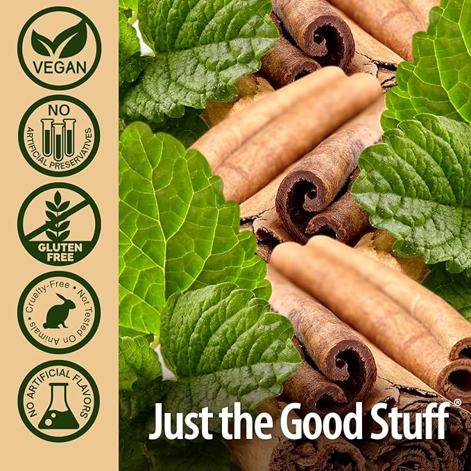 Nature's Answer Periobrite Cinnamint Toothpaste | Soothes & Refreshes | Alcohol-Free, Gluten-Free, Fluoride-Free Soy-Free & Vegetarian | No Artificial Sweeteners or Preservatives 4oz (2 Pack)