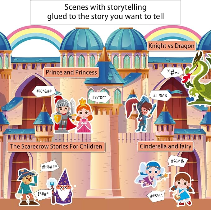 Dress Up Sticker Books for Girls Ages 2-4 4-8, Reusable Puffy 3D Sticker Books for Toddlers 2-4 Years, Include Princess Mermaid Fairy and Fashion Girl,Activity Book for Toddlers 1-3