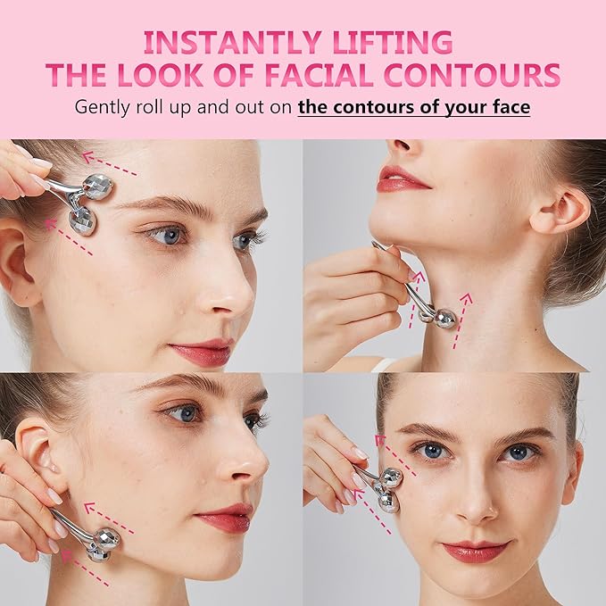 Wrinkle Patches for Face Overnight – Anti Wrinkle Facial Patches with Retinol Collagen Cream & Face Massager Kit for Forehead, Frown, Smile Lines & Crow’s Feet