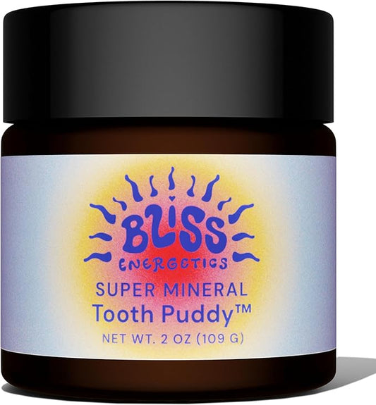 Bliss Energetics Remineralizing Tooth Puddy | Fluoride-Free with Hydroxyapatite | Remineralization | All Natural Ingredients & Preservative Free | Mineral-Rich Spot Treatment 2oz