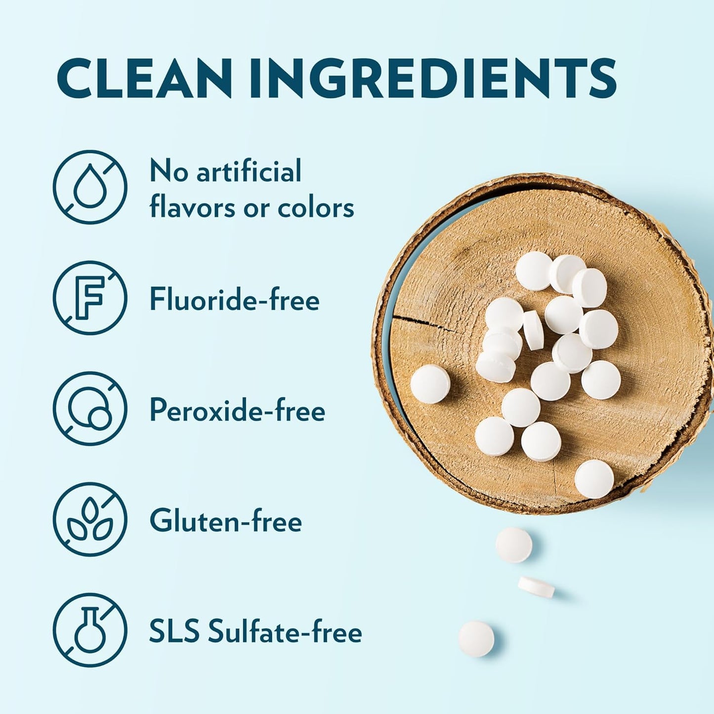 Toothpaste Tablets – Wintergreen | Nano Hydroxyapatite Toothpaste Tablets Chewable | Fluoride Free l 90 Tabs