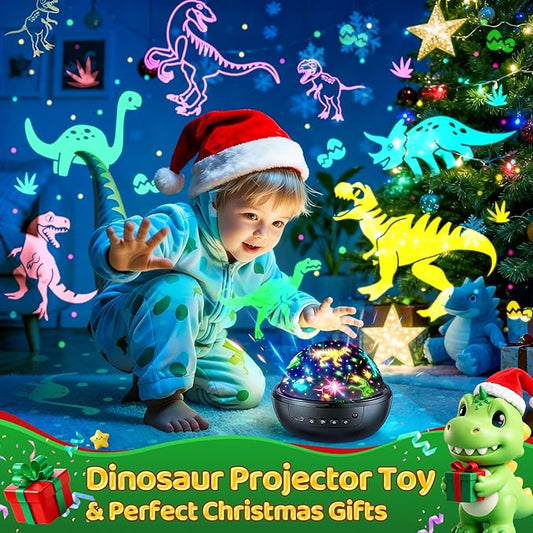 Dinosaur Toys for Kids 3-5, 【Remote+3 Films+93 Effects】 Dinosaur Toys for Kids 2-4, 【3 Timer+5 Brightness】 3 Year Old Boy Gift, Rotate 3 Year Old boy Birthday Gift, Boys Christmas Gifts Boys