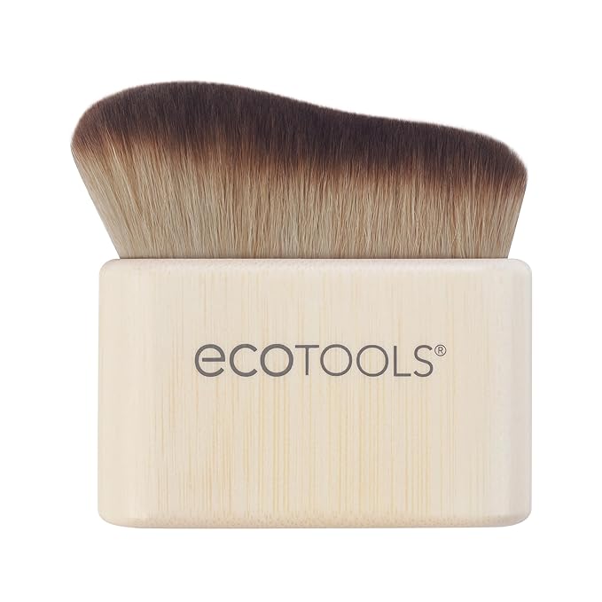EcoTools Good Tan Body + Face Self-Tan Blending Brush, Kabuki Brush For Applying Self Tanner, Sunless Tanner Blending Brush, Eco Friendly Self Tanning Brush, Vegan, & Cruelty Free, 1 Count