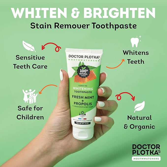 MOUTHWATCHERS Soft Flossing Toothbrush, 4 Pack, Green, Manual Soft Toothbrush for Adults, Ultra Clean, Good for Sensitive Teeth and Gums, by Dr. Plotka's