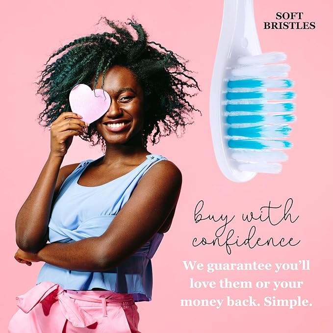 Travel Toothbrush, Portable Toothbrush Built in Cover, Travel Size Toothbrush Hiking, Camping, Traveling, Folding Toothbrushes, Collapsible Multi Color Travel Toothbrush Kit (6 Pack Soft-Multicolor)