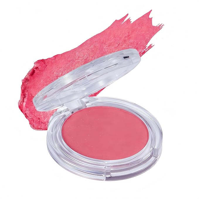 Blush Palette, Long Lasting Waterproof Matte Powder Blush, Buildable Smooth Blendable Color with Natural Finish, Perfect for Daily Makeup and Every Look(03 PEACH SHINE)