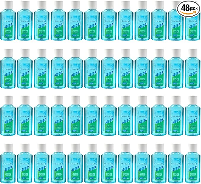 Mouthwash Travel Size, Portable Original Mint, 35ml/1.2oz (48 Pack)