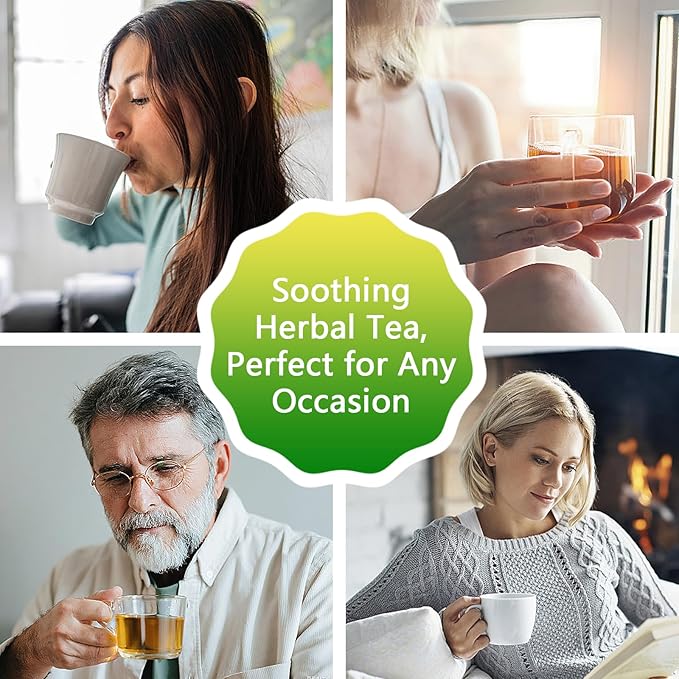 Lemon Peppermint Tea Bags – 60 Count |100% Natural Lemon & Mint Leaves | Naturally Refreshing & Uplifting | Caffeine-Free | Smooth & Cooling Flavor | Individually Wrapped for Daily Enjoyment