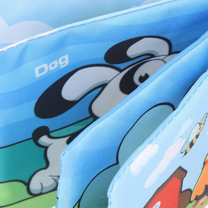 Fabric Books for, Various Learning Items, Educational Toys for Toddlers, Washable Bath Books for, Set of 6