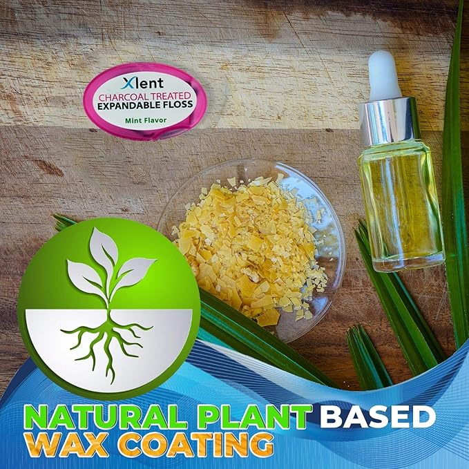 Xlent Dental Activated Charcoal Bristle Toothbrush - Xtreme (Extreme) Soft, Ultrafine, Tapered bristles, Compact Head and Slim Design (5 Toothbrush + 1 Floss 5 m)