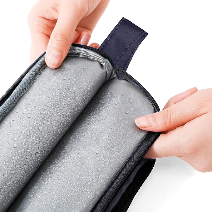 Kids Toiletry Bag for Boys, Travel Toiletry Bag for Little Young Boys Waterproof Hanging Wash Bag Toddler Traveling Toiletries, Shark Black