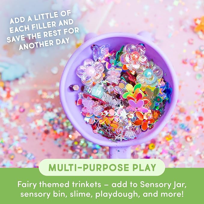 Glo Pals Play Pack Bundle with Sensory Play Jar, Water-Activated Light-Up Cubes, and Fun Fillers - Sensory Toys for Toddlers - Sensory Toy Kit with Light Up Cubes for Bathtub - Abby Cadabby