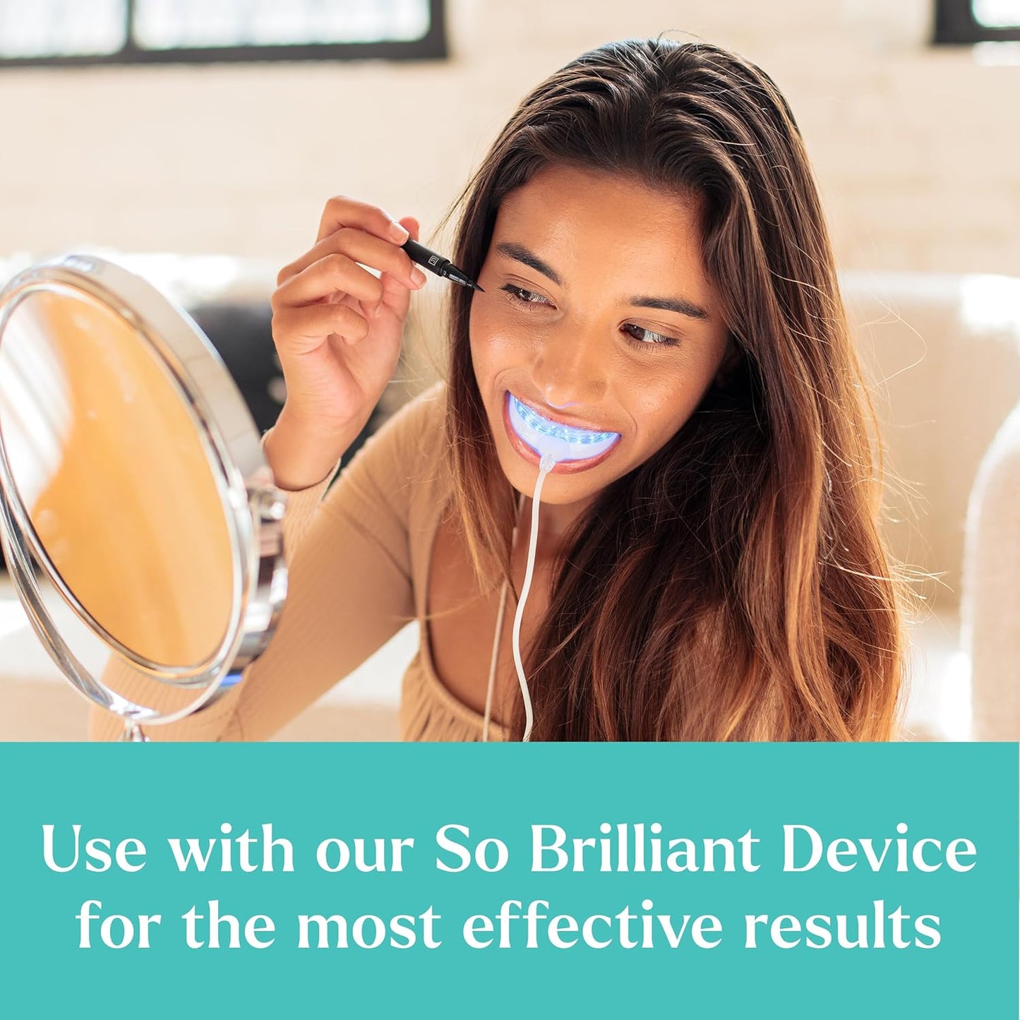 GLO Science Teeth Whitening Gel Pods – Safe, Effective Tooth Whitener with Silicon Brush, 6% Hydrogen Peroxide – Fastest Way to Whiter Teeth, Sensitivity Free – 5-Pack of Mint + 5-Pack of Gingermint