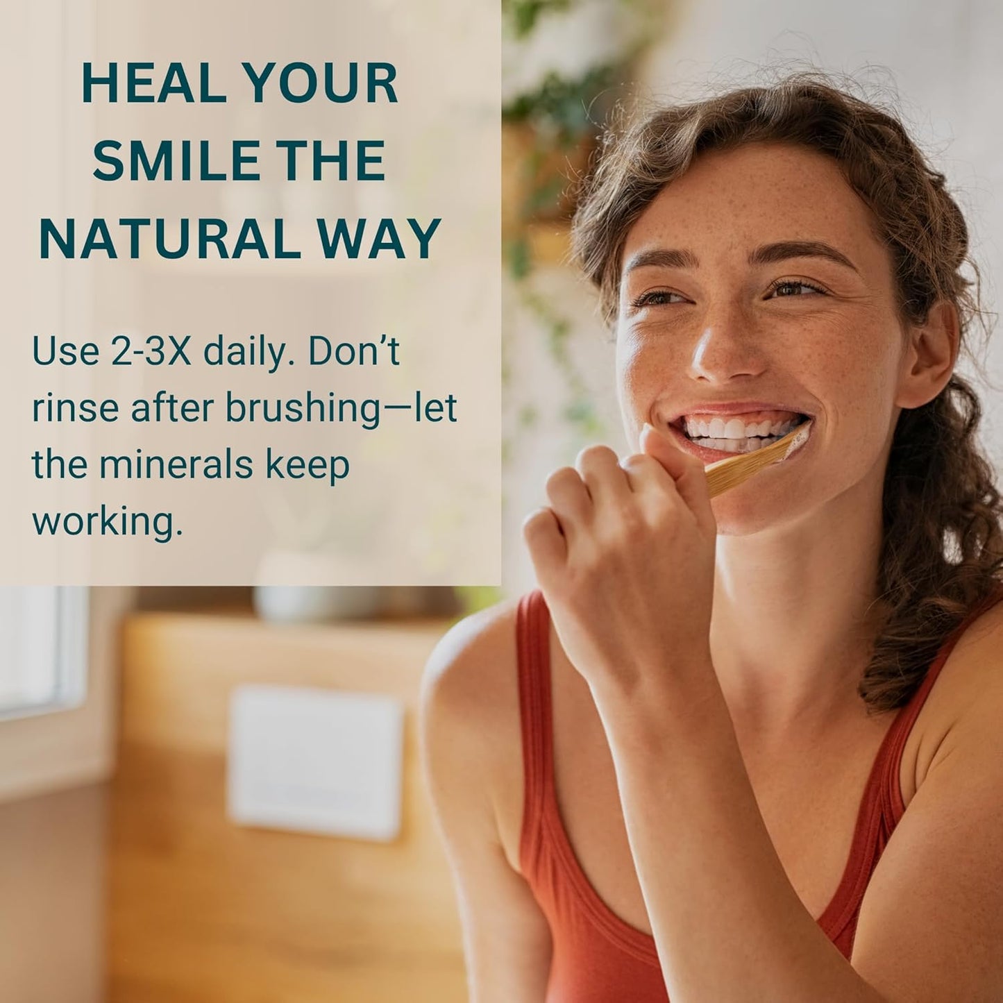 pH Balancing Toothpaste | Natural Vanilla Mint Flavor | Fluoride-Free | SLS-Free | Gentle Whitening | Supports Healthy Oral Microbiome | 3 oz