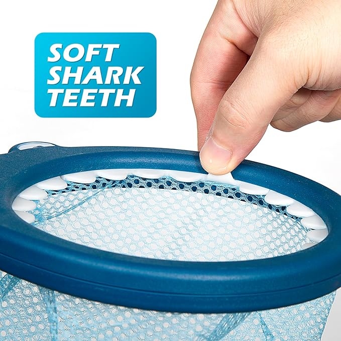 No Hole Mold Free Baby Bath Toys for Toddlers 1-3, Water Toys for 6-12 Months Infants with Storage Bag, Baby Shark Toys for Pool, Bathtub, Beach, Shower, Tub,Ideal Gifts for Kids Boys and Girls