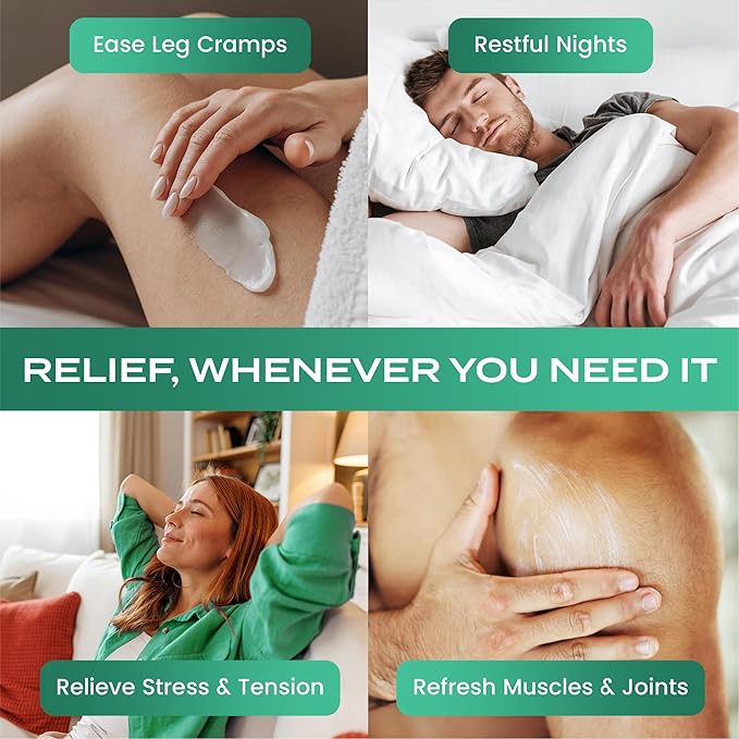 Body Restore Magnesium Lotion with Arnica & MSM - Christmas Stocking Stuffers, White Elephant, Sleep Support, Muscle & Joint Relief, Birthday Gifts for Women, Men, Travel Essentials - Eucalyptus