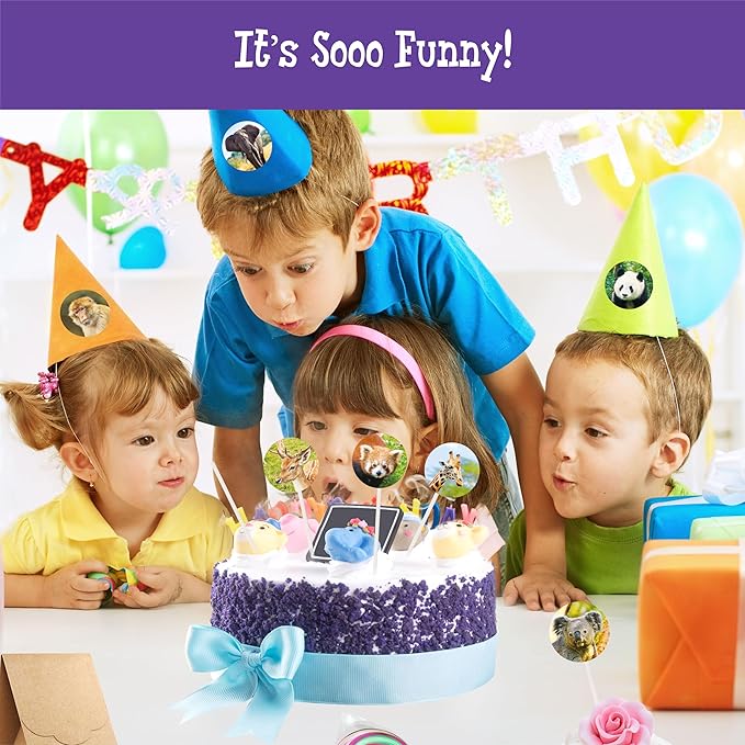 600PCS Realistic Animal Stickers, 16 Designs Jungle Animal Sticker for Kids Safari Zoo Labels with Perforated Line for Toddlers, Party Favors, Birthday Gift, Decor Supplies, Rewards (1.5" in Diameter)