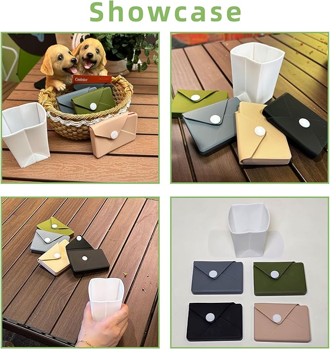 Collapsible Silicone Folding Cup for Camping & Travel – Portable, Leak-Proof, Compact Drinking Cup for Coffee, Water, Hiking – Lightweight & Space-Saving Design